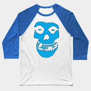 Crimson Ghost - Blue Halloween Pumpkins Baseball T-Shirt